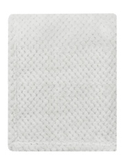 BT19C183W  White Waffle Blanket 