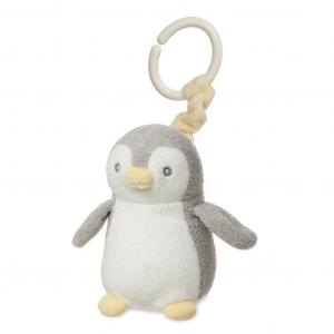 AU61061  PomPom Penguin Pram Toy 14cm 