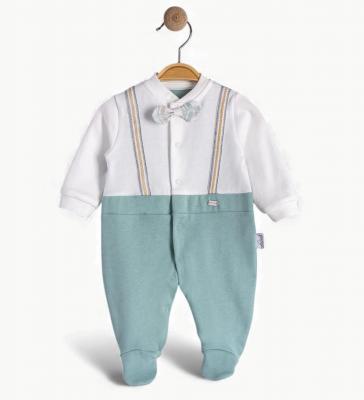 BJ3255-Sg  Sage Organic  Braces all in one  (0-9 months)