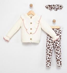 BM4134-C  Leopard Knit set ( 6-36 months)