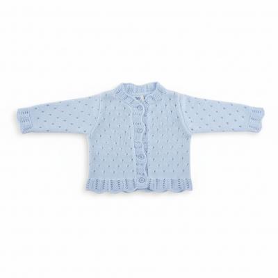 BO6035BS  Fancy Knit Sky Cardigan  ( 9-24 months)