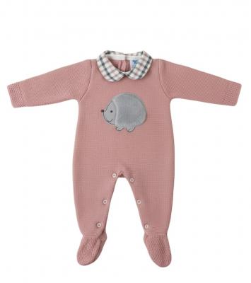 BO8050DP  Hedgehog Long Romper  (0-9 months)