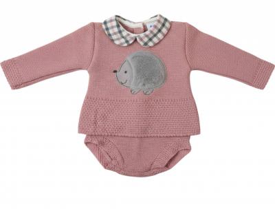 BO8066DP  Hedgehog Jam Pant Set  (0-9 months)