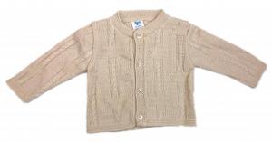 BOMC7004-Bi  Biscuit Star Knit Cardigan  ( 0-9 months)