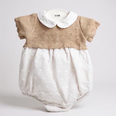 BOMC7025B  Broderie Anglaise Romper (0-9 months)