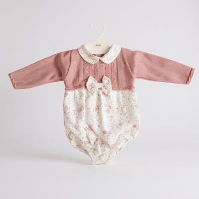 BOMC8016-DP  Classic Rose Romper  (0-9 months)