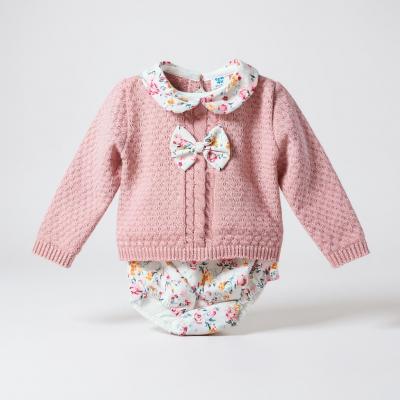 BOMC8065-DP  Classic Rose Jam Pant Set  (0-9 months)