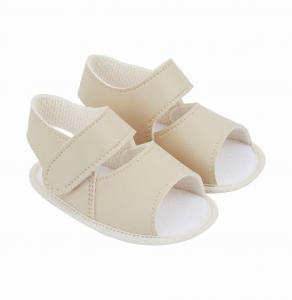 BP051Bi  Biscuit Soft Sole Sandal  (0-2)