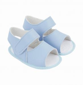 BP051S  Sky Blue Soft Sole Sandal  (0-2)