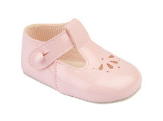 BP617p  Pink Patent Pre-Walker Shoe  (0-3)