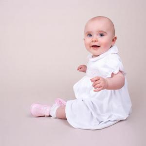 BPH501P  Pink Matt First Walker Shoes  (5-6 ONLY)