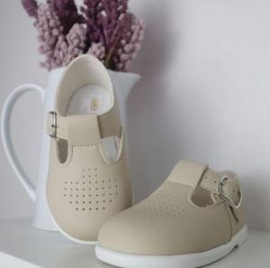 BPH501Bi Biscuit First Walker Shoes (2-6)