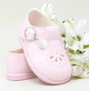 BPH506P  Pink Patent First Walker Shoes  (2-6)