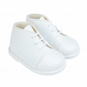 BPH630W  White First Walker Boots  (2-6)