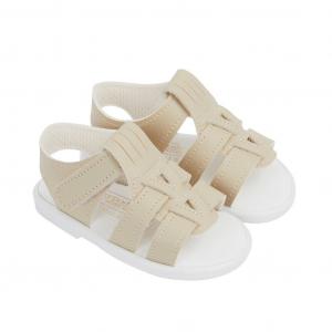 BPS060Bi  Biscuit Hard Sole Sandal  (2-4)