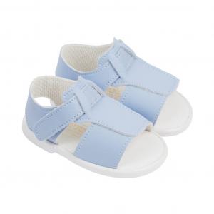 BPS062S  Sky Blue Matt Hard Sole Sandal  (2-4)