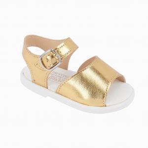 BPS072G  Gold Hard Sole Sandal  (2-4)