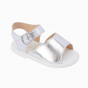 BPS072S  Silver Hard Sole Sandal  (2-4)