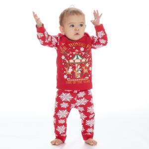 BT15C603  Christmas Pyjamas "Wonderful"  (6-24 months)