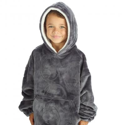 BT18C1022 "Football" Embossed Oversize Hoodie (3-6 years)