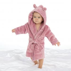 BT18C852  Dusky Pink Dressing Gown  (6-24 months)