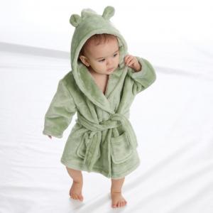 BT18C851  Dusky Green Dressing gown  ( 6-24 months)