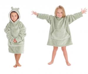 BT18C936 Sage Green Oversize Hoodie (3-6 years)