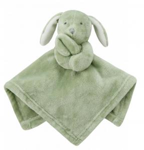 BT19C261  Sage Green Rabbit Comforter 