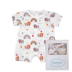BY140071A  Boxed "Rainbow" Romper  (6-24 months)