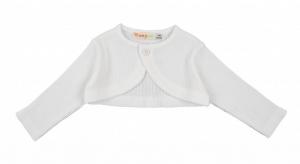 BY141421-W  White Bolero  (3-12 months)