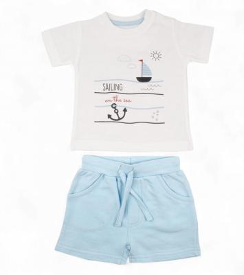 BY142000B  "Sailing" Shorts Set  (12-24 months)