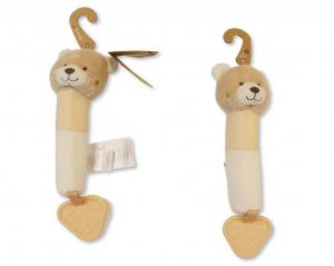 CC26-0011  Bear Squeaker with Teether 
