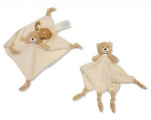 CC26-0013  Bear Comforter with Rattle 