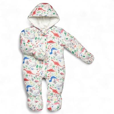 CC9228W  Microfibre Dinosaur Snowsuit  (0-9 months)