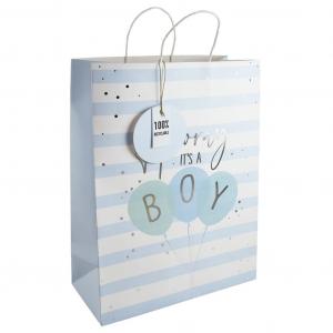 EU31205-1WC  100% Recyclable Hooray Its A Boy Bag XLarge 
