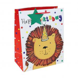 EU33922-2C   Birthday Lion Large Bag 