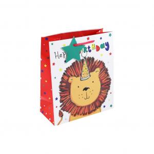 EU33922-3C  Birthday Lion Medium Bag 