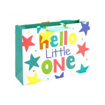 EU37064-6C   Hello Little One Bag and Card Wide Large 