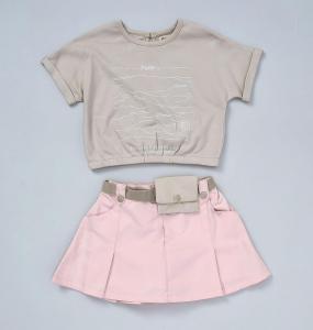 FDF09573 Skort Set with Belt (2-4 years)