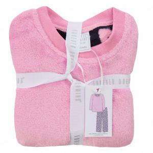 FD15C679  Ribbon tied HeartsLounge set  ( 3-8 years)