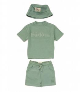 FDF09348B Shorts Set with Hat (12-24 months)