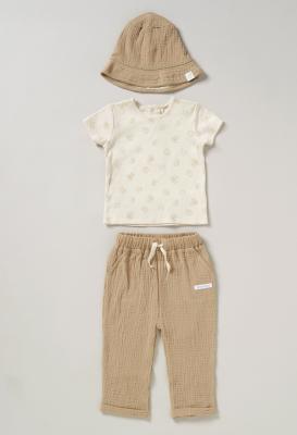 HGD07192  Organic "Sealife" Trouser Set  (0-12 months)