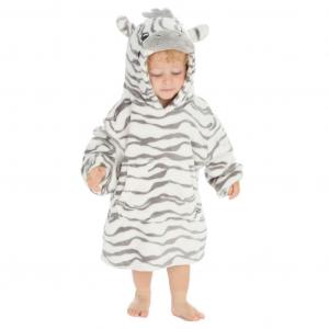 HH18C1087 Novelty Zebra Oversize Hoodie (18m - 3 years)