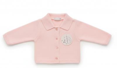 JF10-584-P  Pink Cardigan  (Newborn - 9 months)