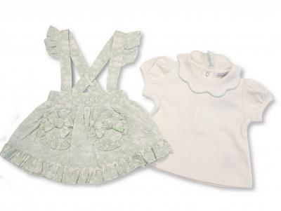 JF2120-6242  Jacquard Pinafore Set  (Nb - 9 months)