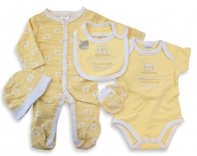 JT9708  "Welcome" 5 Piece Layette Set  (0-3 months)