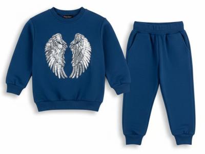 KC3036-N  Navy Angel Wings Coordinating Set  (6-24 months)