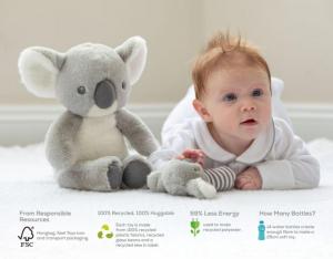 KTSE6710G  Eco Cozy Koala 25cm 