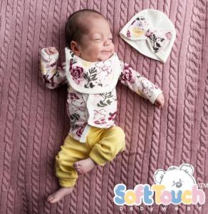 STLBW_PR28  "Floral" 5 Piece Set  (Tiny Baby)