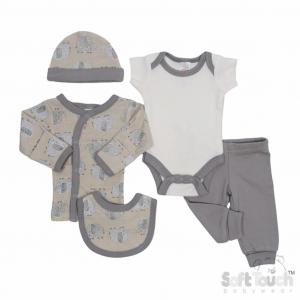 STLBW_PR30  "Elephant" 5 Piece Set  (Tiny Baby)